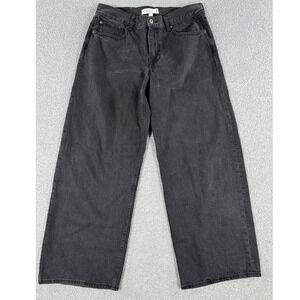 Abercrombie & Fitch Jeans Women's 28 Black Curve Love Ultra Loose Low Rise Y2K